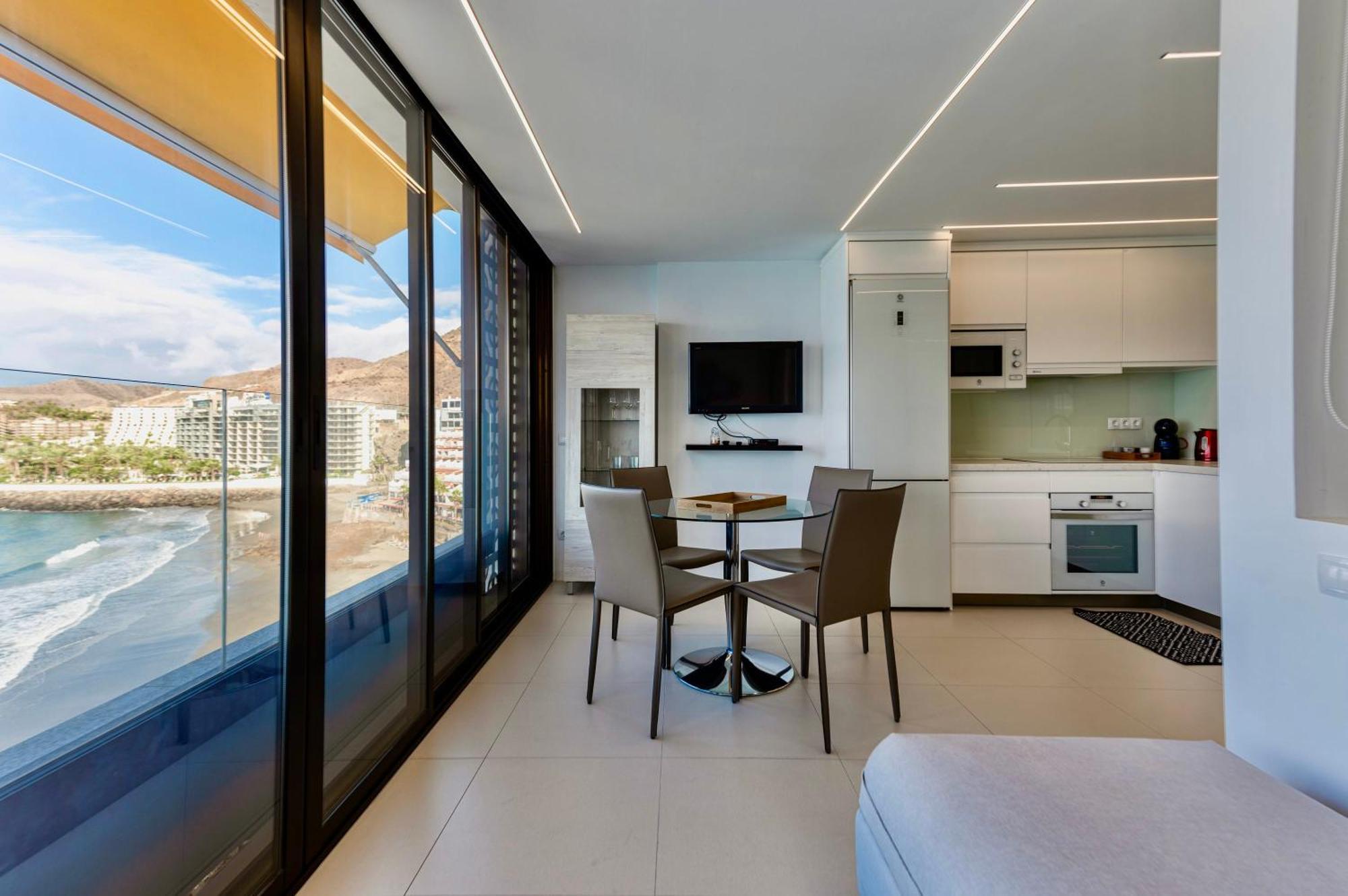 Apartamento Brand New - Ocean Views With Beautiful Sunset Patalavaca Exterior foto